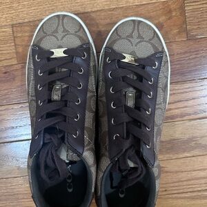 Brown Monogram Sneakers